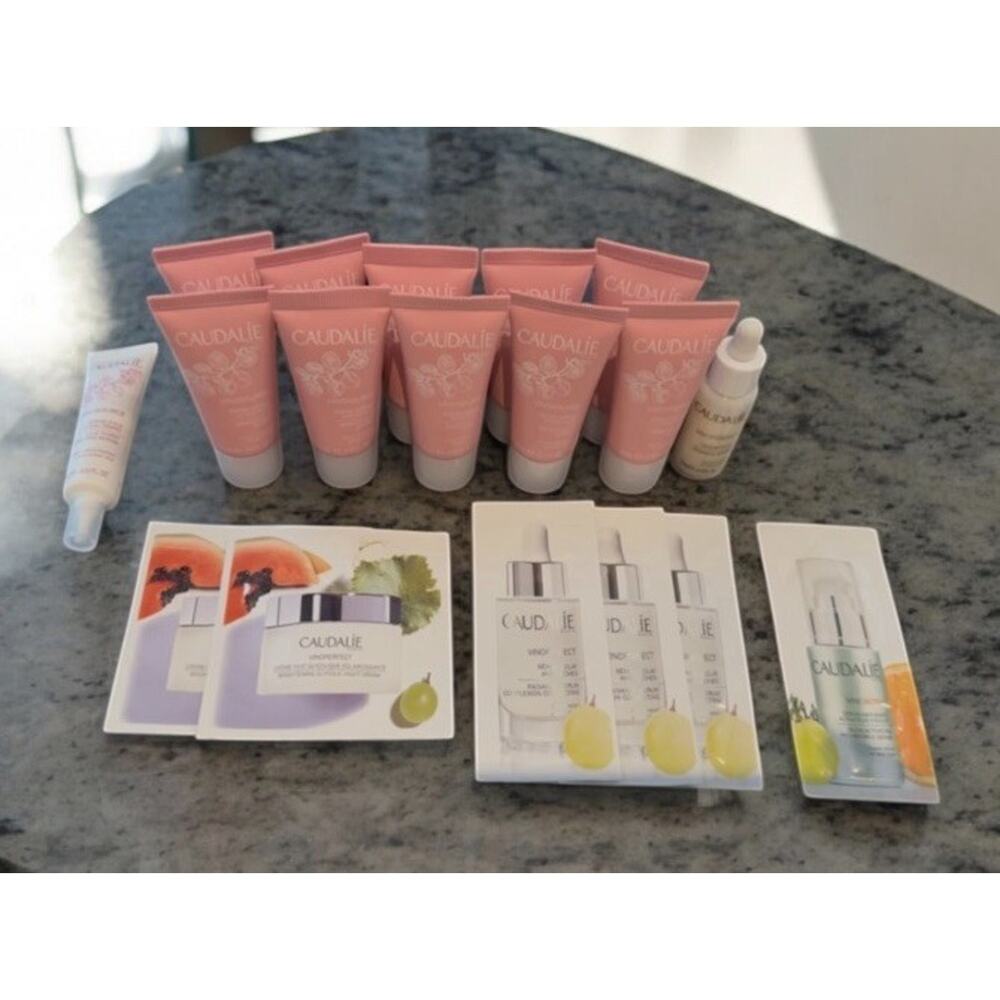 CAUDALIE Vinosource Moisturizing Sorbet + Radiance Serum + Night Cream + S.O.S +